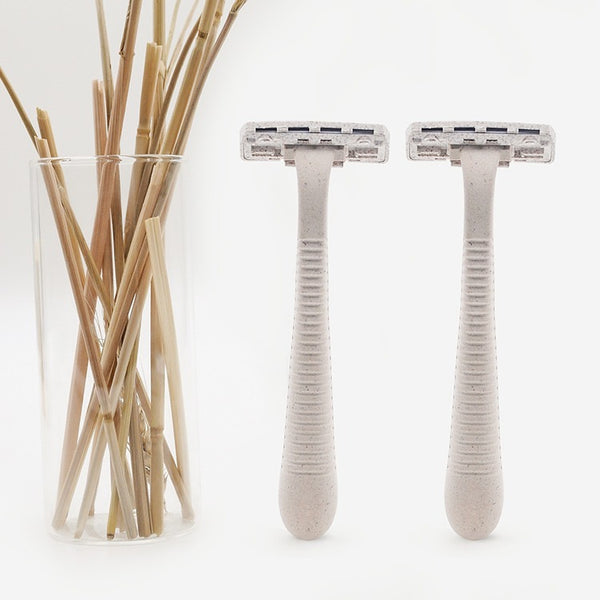 3 Packs - 12 Biodegradable Razors – Bioraze