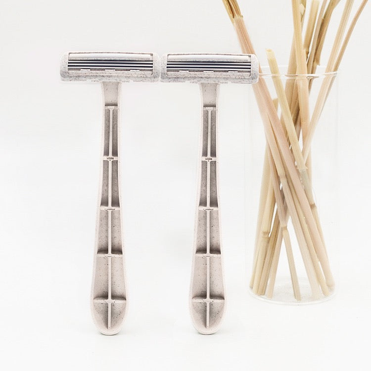 3 Packs - 12 Biodegradable Razors – Bioraze